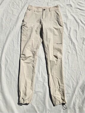 Columbia TITANIUM Women's Lightweight Beige Hiking Pants